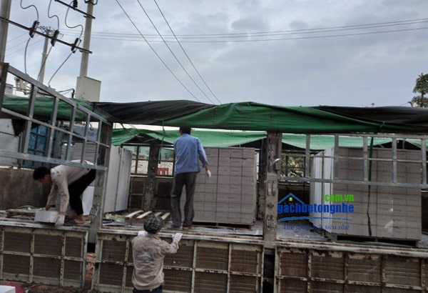 Xây dựng xanh bằng gạch bê tông nhẹ tại Hải Phòng