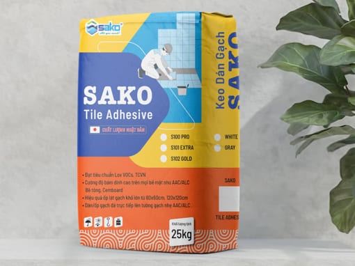 Hình ảnh sản phẩm keo ốp lát gạch đá chính hãng SAKO S100 PRO