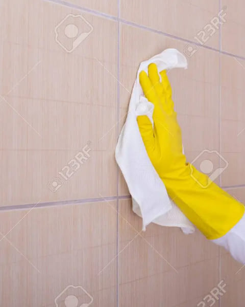 Lau vệ sinh làm sạch bề mặt gạch sau khi ốp lát