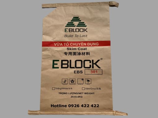 Vữa tô chuyên dụng Skimcoat Eblock EBS 301