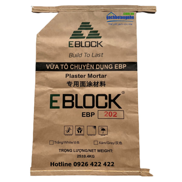Vữa tô chuyên dụng EBP dùng tô tường gạch AAC Eblock