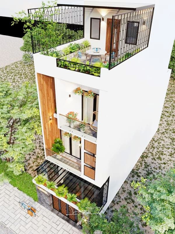 Top những mẫu thiết kế nhà phố 2 tầng hiện đại đẹp nhất 2023