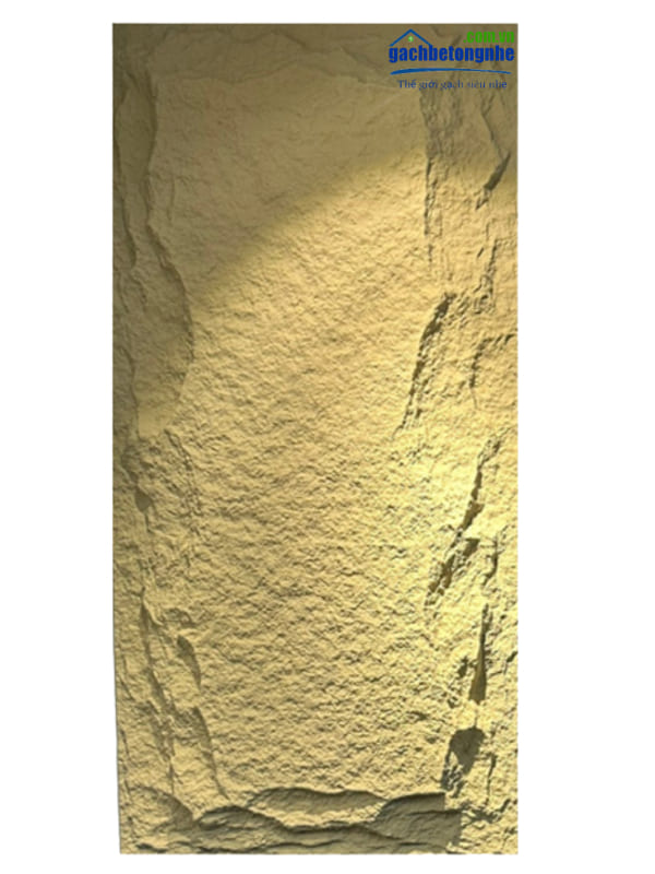 Hình ảnh tấm PU giả đá màu vàng cát