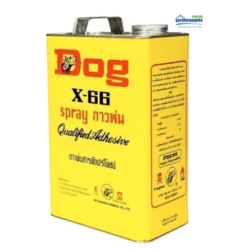 Sản phẩm keo con chó dạng phun Dog X-66 nhập khẩu Thái Lan