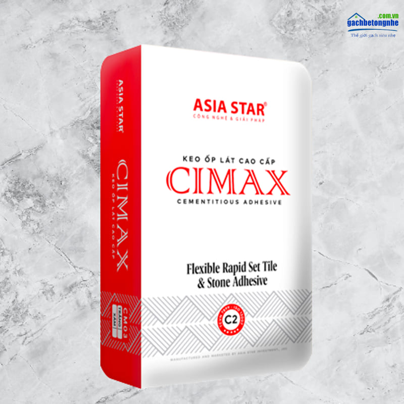 Sản phẩm keo dán gạch Cimax của Asia Star CM03