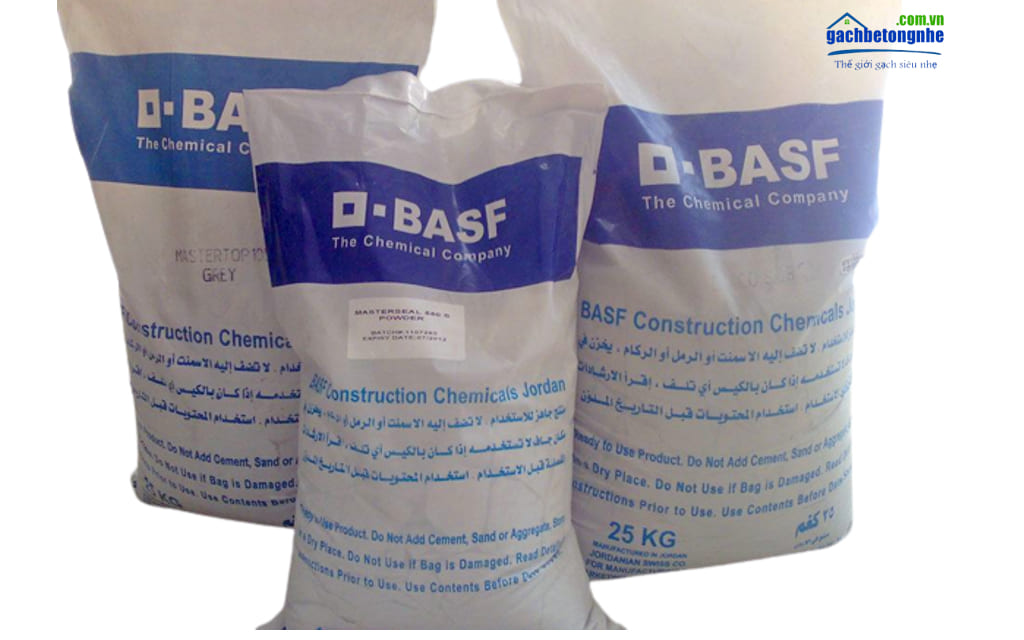 Phụ gia Basf thương hiệu nổi tiếng toàn cầu trong lĩnh vực hóa chất phụ gia xây dựng