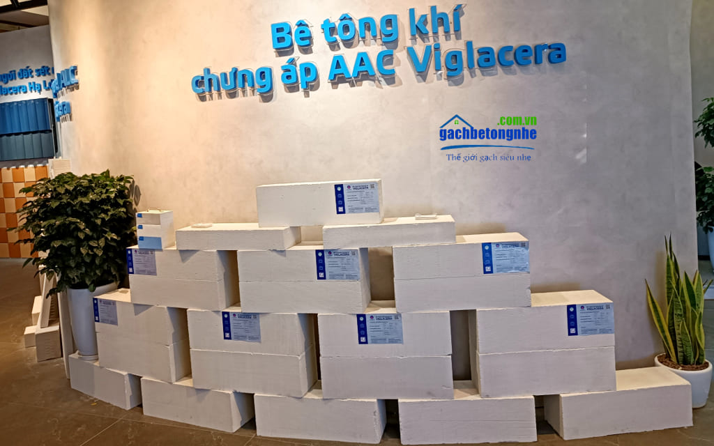 Các sản phẩm bê tông khí chưng áp AAC Viglacera tại GachBeTongNhe có mặt tại triển lãm VietBuild